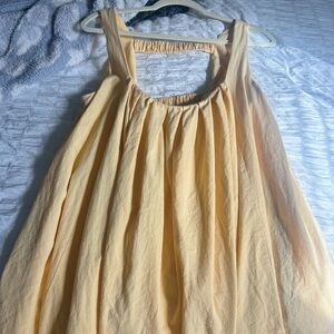 Yellow Sleeveless Dress